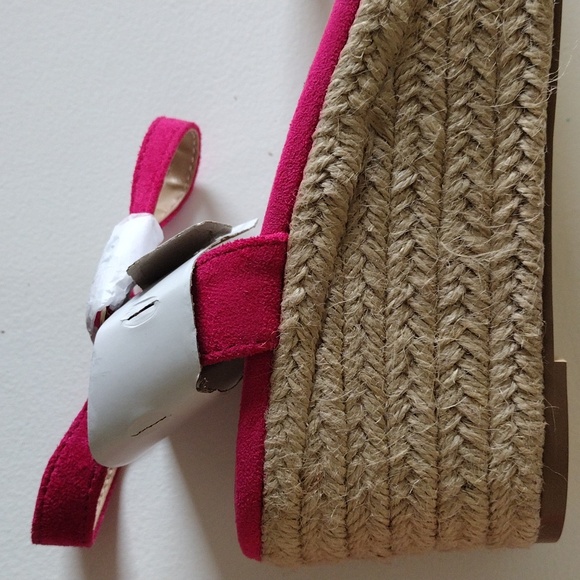 Banana Republic Platform Strappy Espadrille Maui Rose, Size 9 - Picture 12 of 14